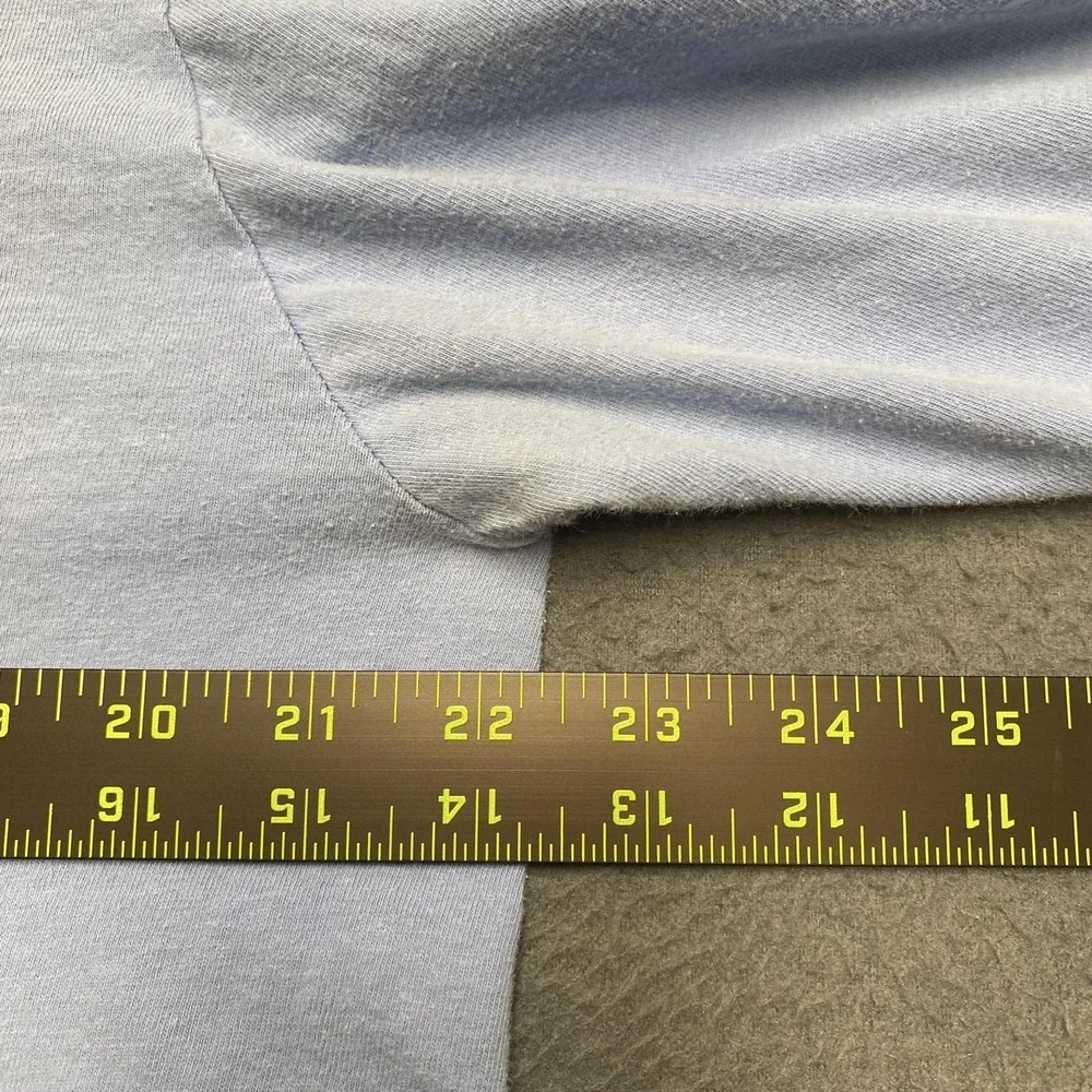 Polo Ralph Lauren Shirt Mens Large Light Blue Long Sleeve Logo Crewneck Tee